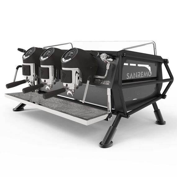 Sanremo Café Racer Naked Рожковая кофемашина 3 группы черная, фото 