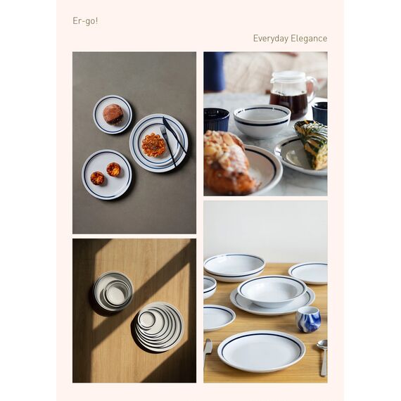 Loveramics Er-go! Modern Sauce Dish Blue Banded Тарелка 10 см, фото , изображение 9