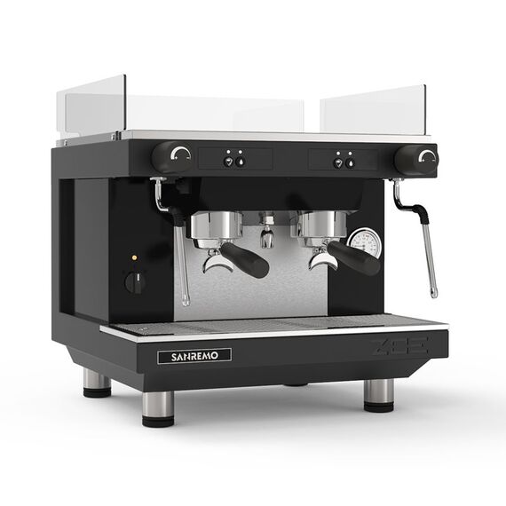 Sanremo Zoe Kompact SAP Рожковая кофемашина 2 группы полуавтомат черная, фото 