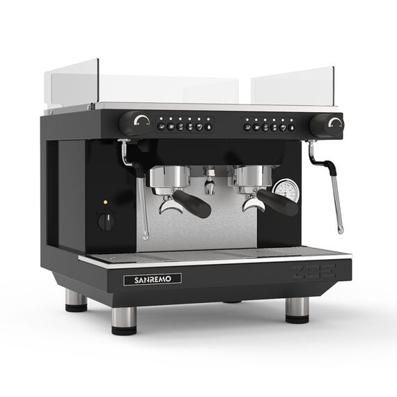 Sanremo Zoe Kompact SED Рожковая кофемашина 2 группы автомат черная, фото 