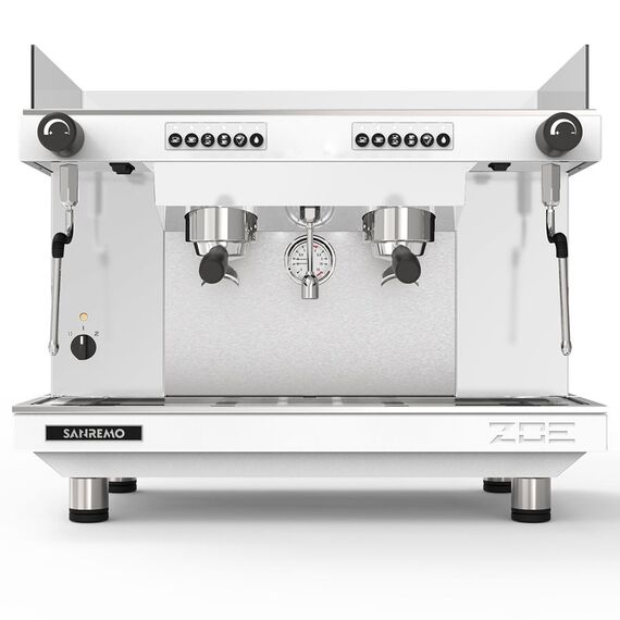 Sanremo Zoe SED Рожковая кофемашина 2 высокие группы автомат белая, фото 