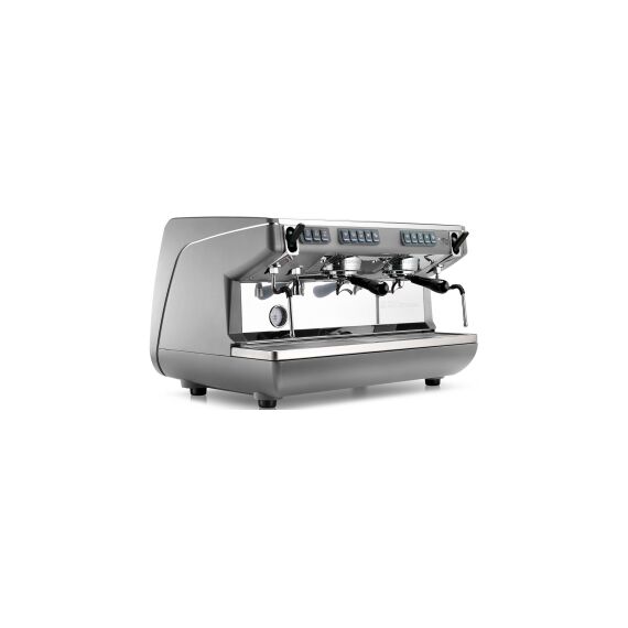 Nuova Simonelli Appia LIFE 2gr V 220V metallic grey high groups economizer Кофемашина рожковая автоматическая, фото 