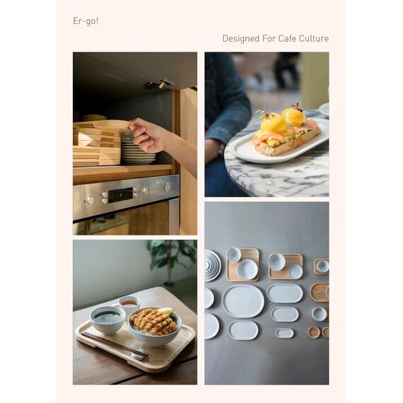 Loveramics Er-go! Rectangular Wood Platter Поднос 25 см, фото , изображение 5