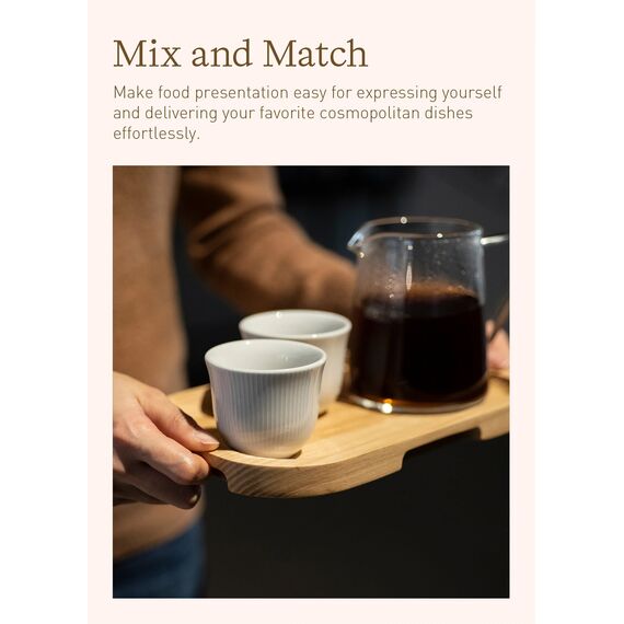 Loveramics Er-go! Rectangular Wood Platter Поднос 25 см, фото , изображение 6