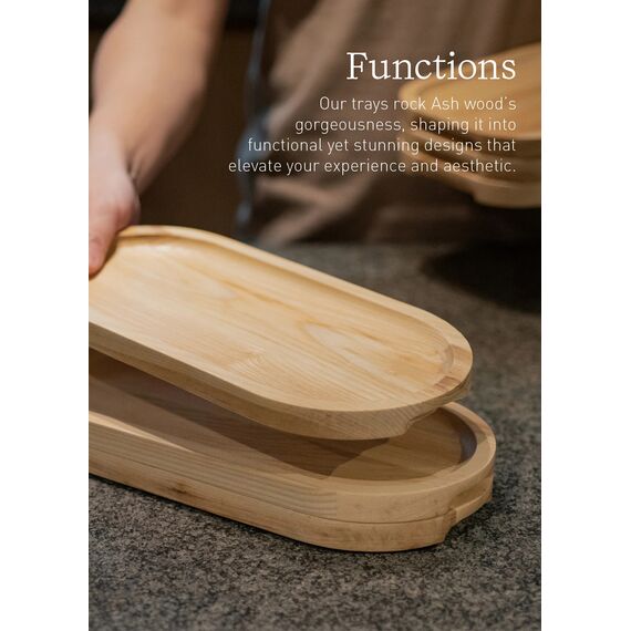 Loveramics Er-go! Rectangular Wood Platter Поднос 25 см, фото , изображение 9