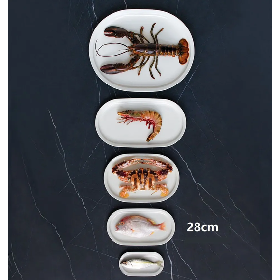 Loveramics Er-go! Овальная тарелка 28 см белая, фото , изображение 3