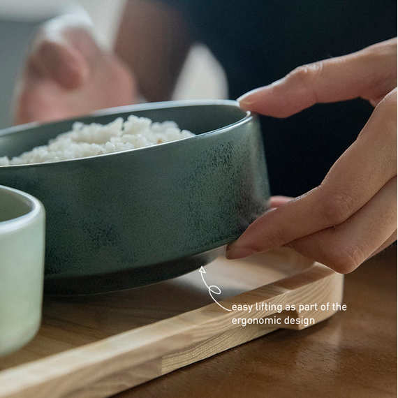 Loveramics Tapas Тарелка 14.5 см овальная матовый темно-зеленый, фото , изображение 4