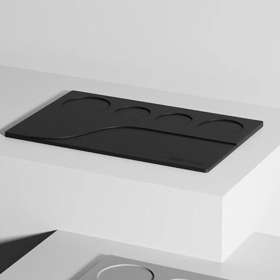 MHW-3BOMBER Yu Коврик для темпинга 36*22.5 см силикон черный, фото , изображение 2