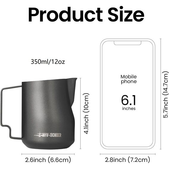 MHW-3BOMBER Turbo Питчер 350 мл сталь, фото , изображение 4