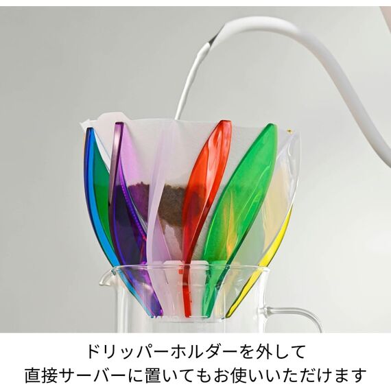 Hario V60 Воронка Suiren 02 радуга, фото , изображение 4