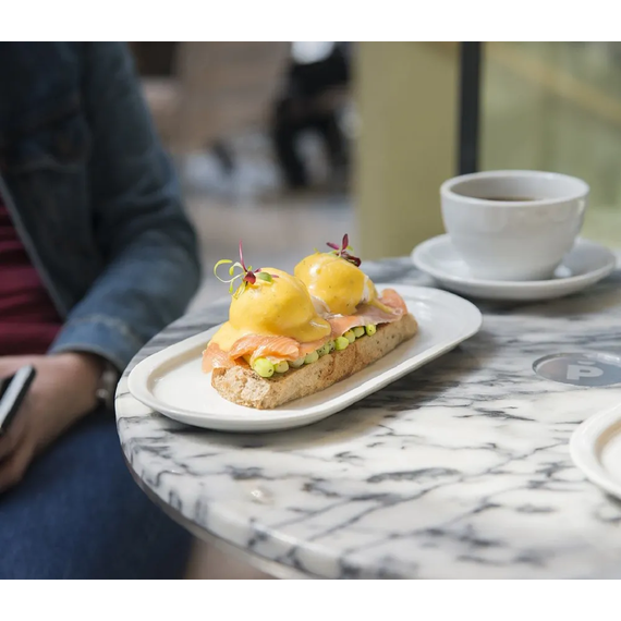 Loveramics Er-go! Овальная тарелка 28 см белая, фото , изображение 4