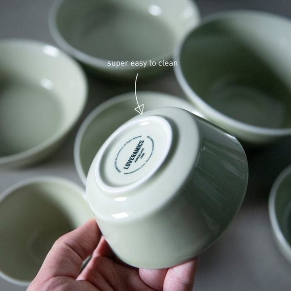 Loveramics Stone Тарелка 20 см сервировочная зеленая в стиле Баухаус, фото , изображение 8