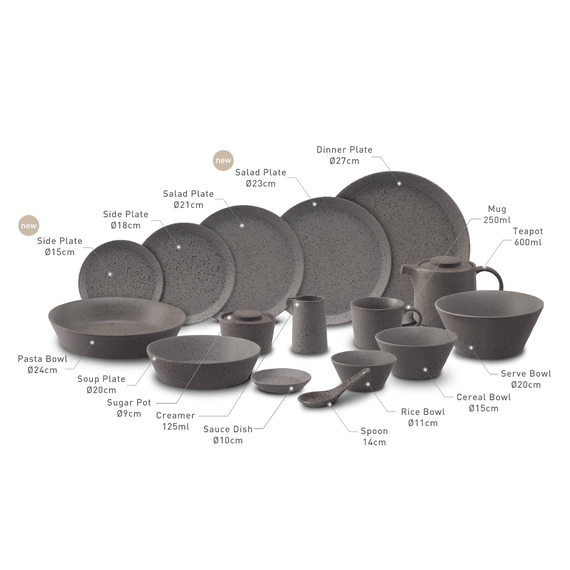 Loveramics Stone Тарелка 15 см гранитная, фото , изображение 4