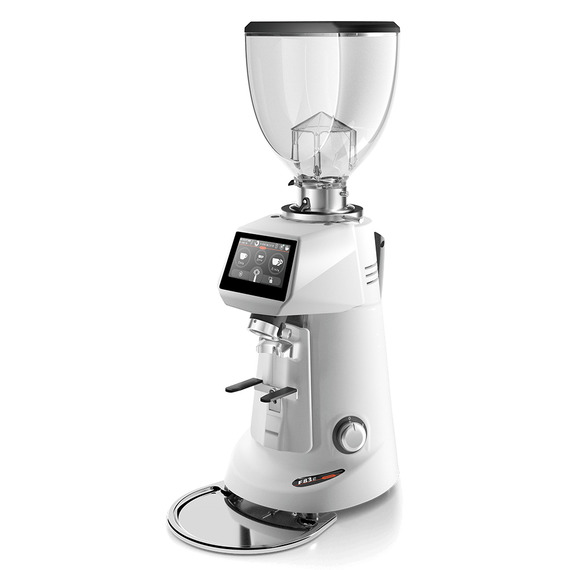 Fiorenzato F83 E SENSE Кофемолка Arctic White (жернова Dark-T), фото 