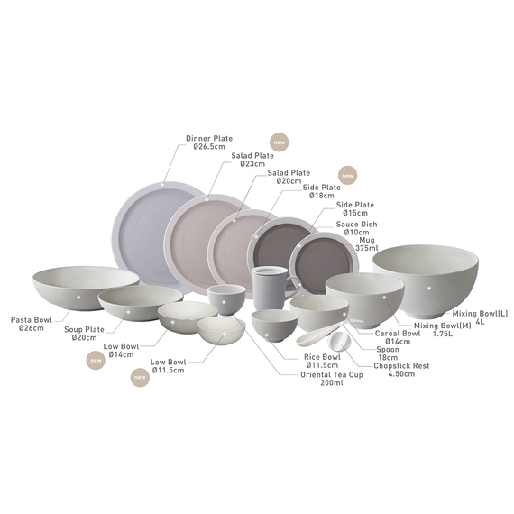 Loveramics Er-go! Тарелка закусочная 15 см серо-коричневая, фото , изображение 3