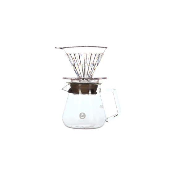 Timemore Crystal Eye Brewer Set PCTG 02 Набор для пуровера 600 мл прозрачный, фото 