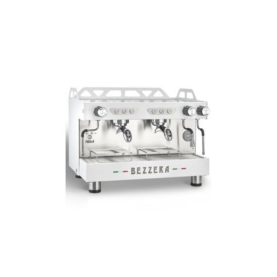 Bezzera Moda DE 2GR Кофемашина рожковая автоматическая белая с экономайзером и подсветкой мультифазная, фото 