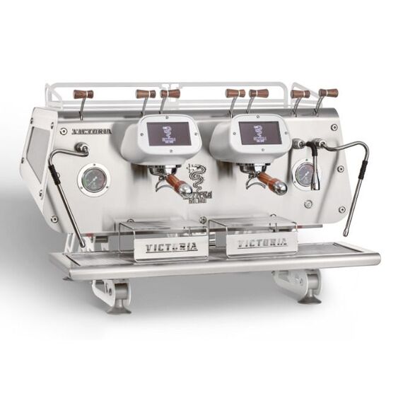 Bezzera Victoria PID 2GR Кофемашина рожковая автоматическая белая мультифазная, фото 