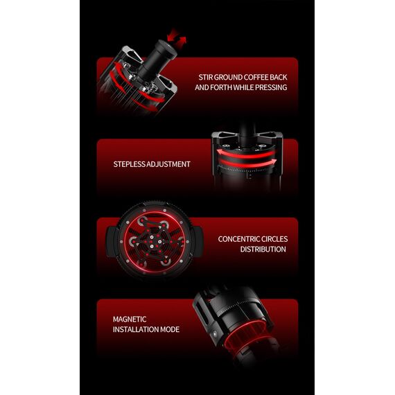 MHW-3BOMBER SE Pro 58 мм Разравниватель игольчатый черный