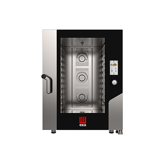 Tecnoeka MKF 1064 TS Пароконвектомат электрический 10 уровней 600x400 Touch Screen, фото 