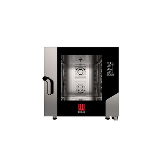 Tecnoeka MKF 664 BM Пароконвектомат электрический 6 уровней 600x400 Black Mask, фото 