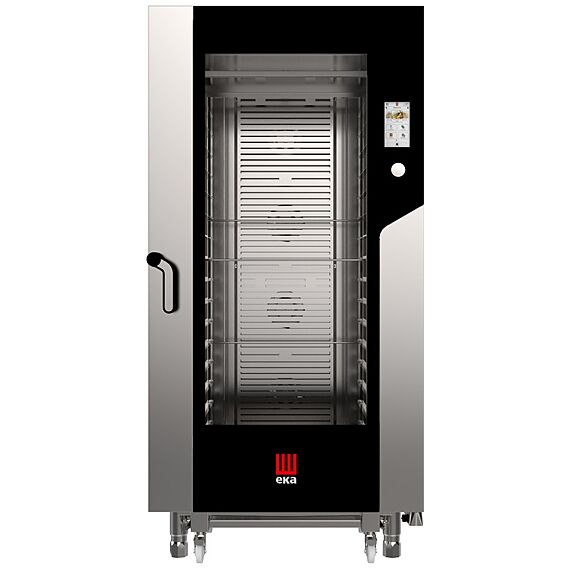 Tecnoeka MKF 1664 TS Печь конвекционная электрическая с паром 16 уровней 600x400 Touch Screen, фото 