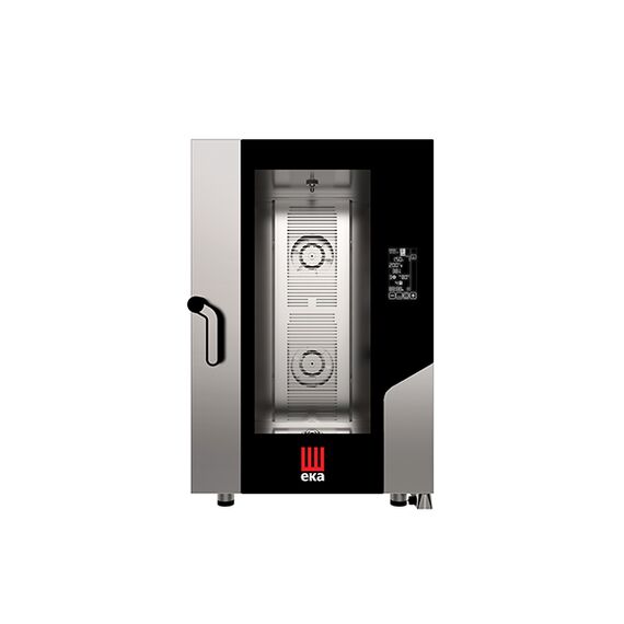 Tecnoeka MKF 1111 BM Пароконвектомат электрический 11 уровней GN 1/1 Black Mask с автомойкой и термощупом