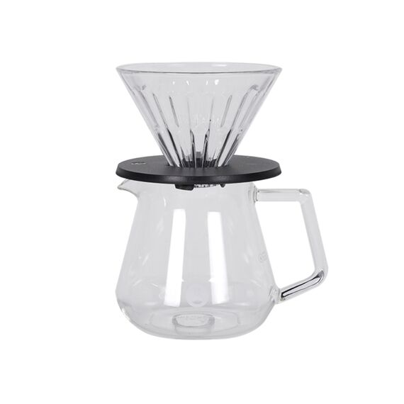 Timemore Crystal Eye Brewer Set 01 Набор для пуровера 360 мл PCTG прозрачный черный