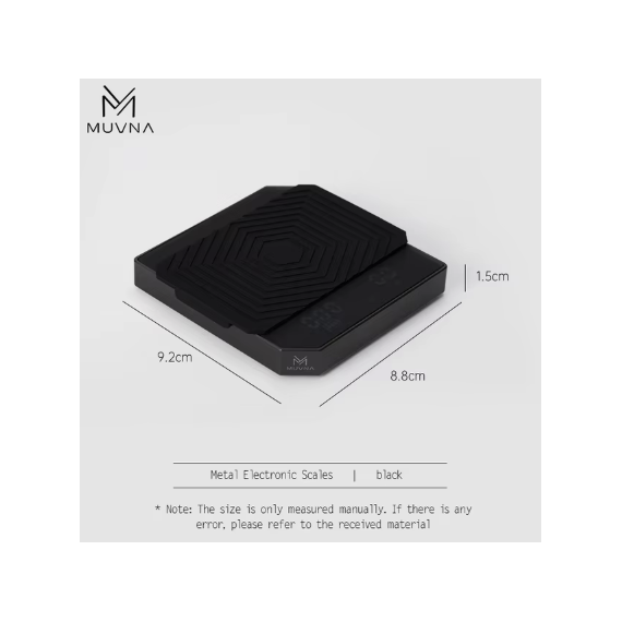 Размеры весов Muvna Metal ES2633