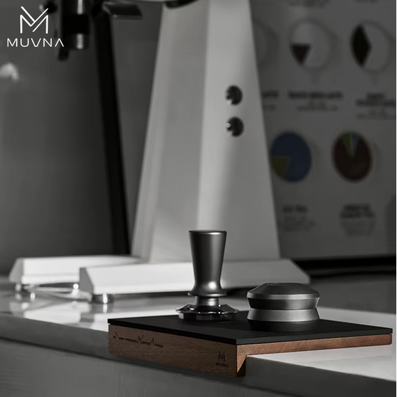 Коврик для темпинга Muvna Solid Wood  угловой, черный