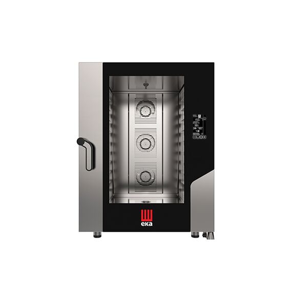 Tecnoeka MKF 1064 BM Пароконвектомат электрический 10 уровней 600x400 мм Black Mask, фото 