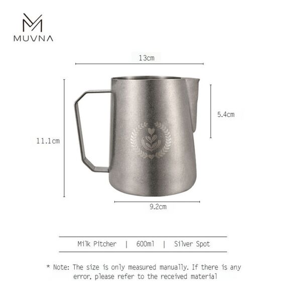 Muvna B-type 600 мл Питчер матовый стальной