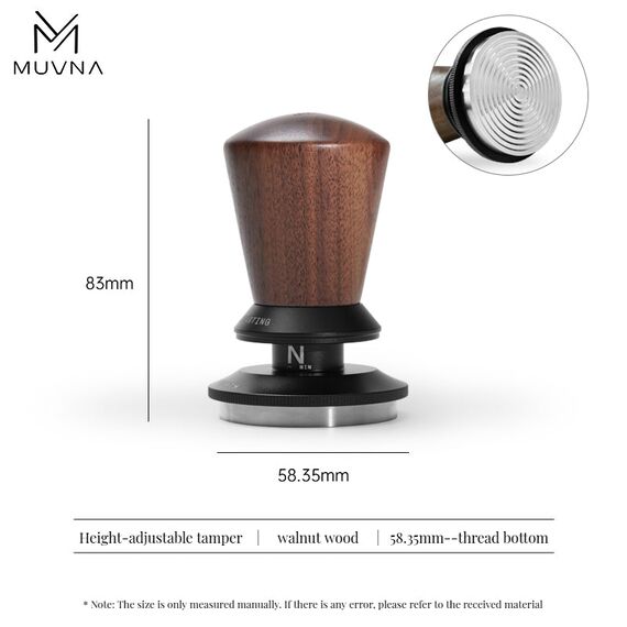 Muvna Infinitely Adjustable Knob D58,35, орех, резьба