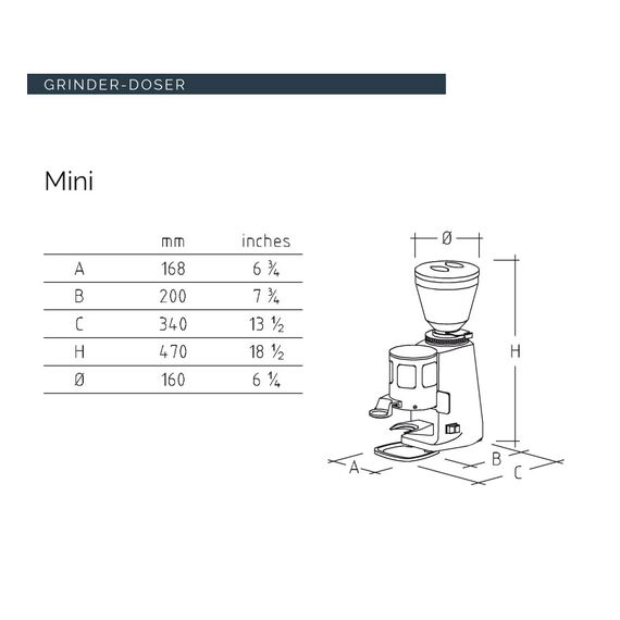 Mazzer Mini Кофемолка для эспрессо и кофе, фото , изображение 3