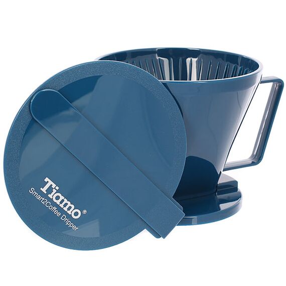 Tiamo HG5569B Smart2Coffee Иммерсионный пуровер синий, фото 