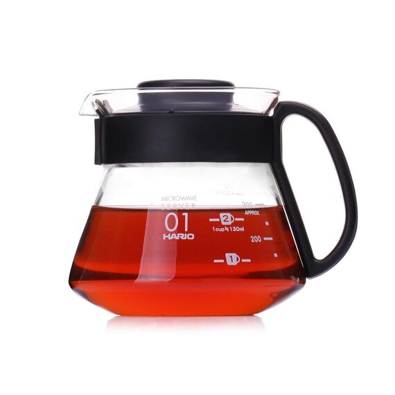 Hario XVD-36B V60 Glass Range Server Сервировочный чайник 360 мл, фото , изображение 2