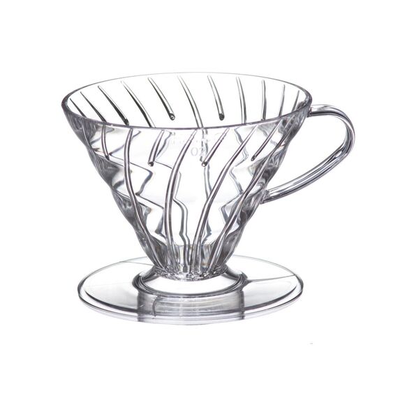 Hario VD-02T Пластиковый пуровер V60 02 прозрачный, фото 