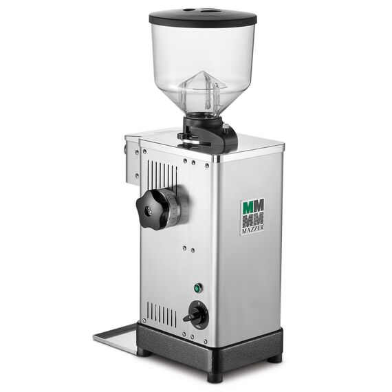 Mazzer DR100 серебристая 1 фаза Кофемолка профессиональная для магазинов, фото , изображение 2