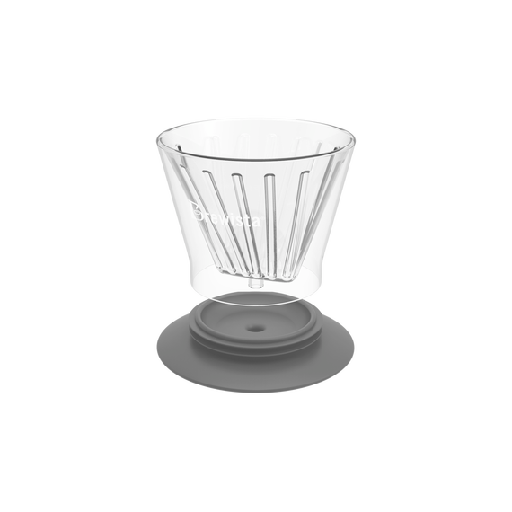 Brewista Smart Dripper Flat V Cone Glass Dripper Пуровер с усеченным конусообразным дном, фото , изображение 2