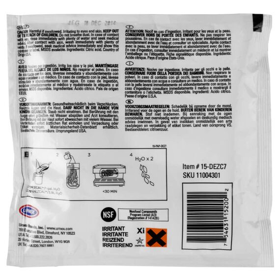 Urnex Dezcal Средство для декальцинации 200 г, фото , изображение 3