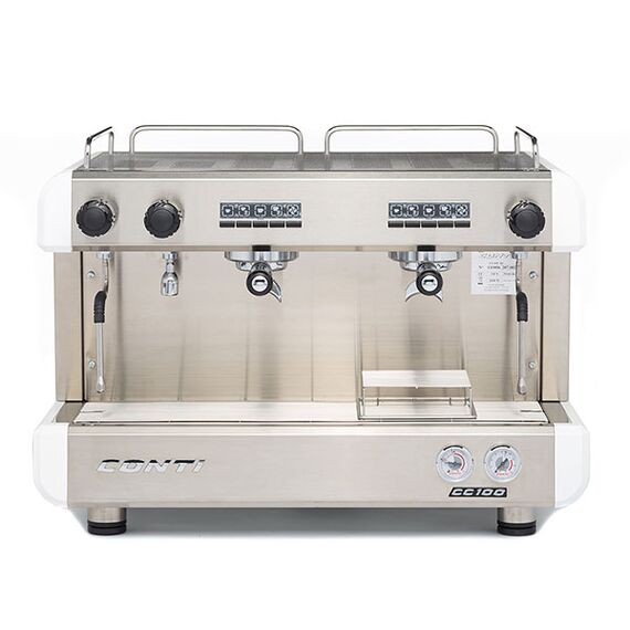 Conti CC100 Tall Cup 2GR Профессиональная кофемашина 2 группы белая, фото , изображение 2