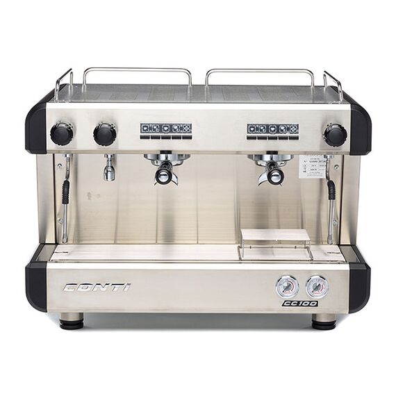 Conti CC100 Tall Cup 2GR Профессиональная кофемашина 2 группы черная, фото , изображение 2
