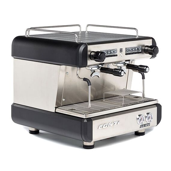 Conti CC100 Compact Tall Cup 2GR Профессиональная кофемашина 2 группы черная, фото , изображение 2