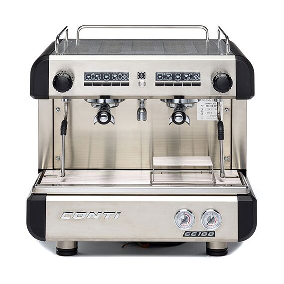 Conti CC100 Compact Tall Cup 2GR Профессиональная кофемашина 2 группы черная, фото , изображение 3