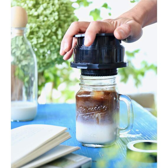 Cafflano Kompact Кофеварка ручная красная, фото , изображение 10