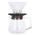 Timemore Glass Crystal Eye Brewer Set 01 360 мл набор для заваривания кофе черный, фото 