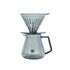 Timemore Crystal Eye Brewer Set PCTG Dripper 02 600 мл набор для заваривания кофе прозрачный черный, фото 