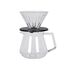 Timemore Crystal Eye Brewer Set 01 Набор для пуровера 360 мл PCTG прозрачный черный