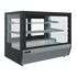 Carboma AMRA AC59 VM 0.7-1 Slider Витрина холодильная настольная нержавеющая сталь, фото 
